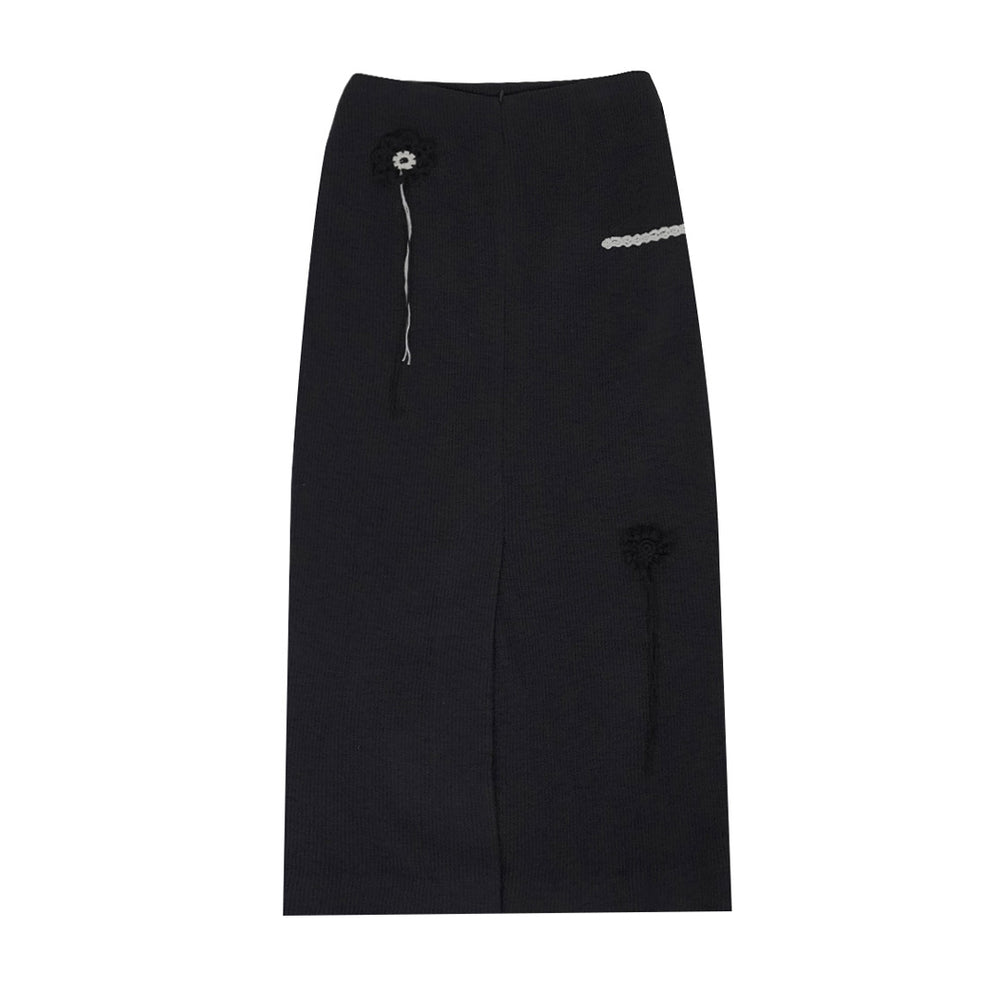 ''Sophie' Long Skirt Black
