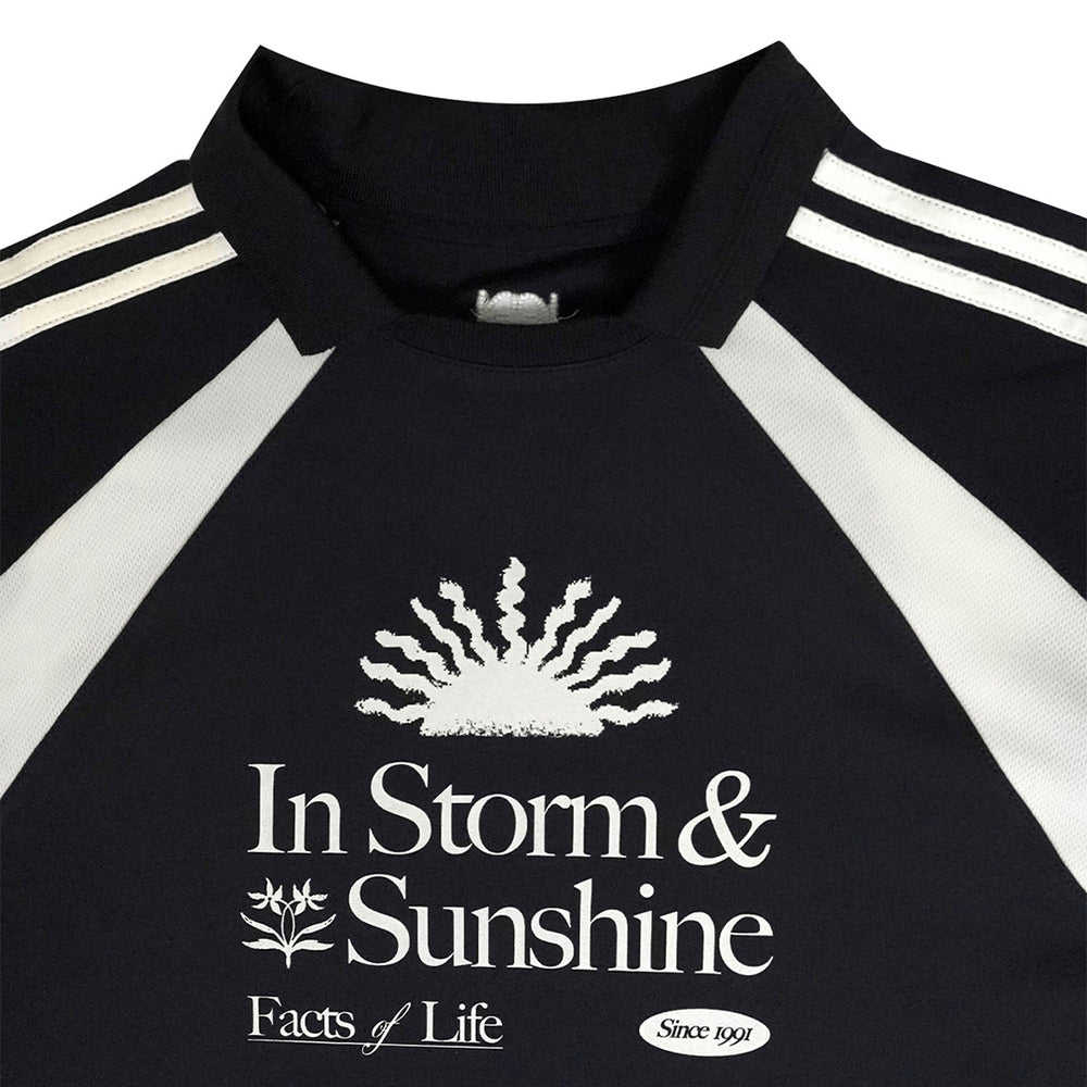 Sunshine Football T-Shirt UNISEX Black/ Cream