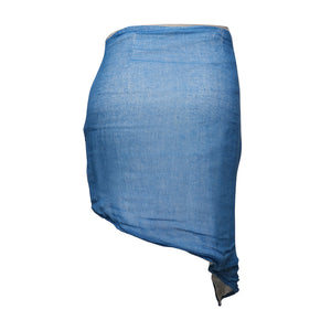 CALLA LILY — Mini Skirt Indigo