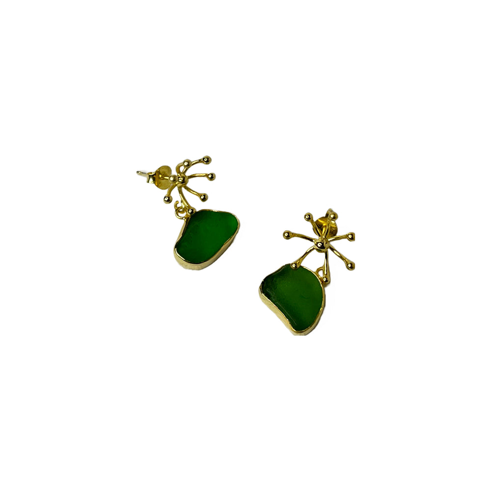 Kiara Earrings in Green