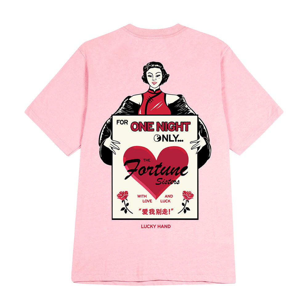 FORTUNE SISTERS SS TEE PINK