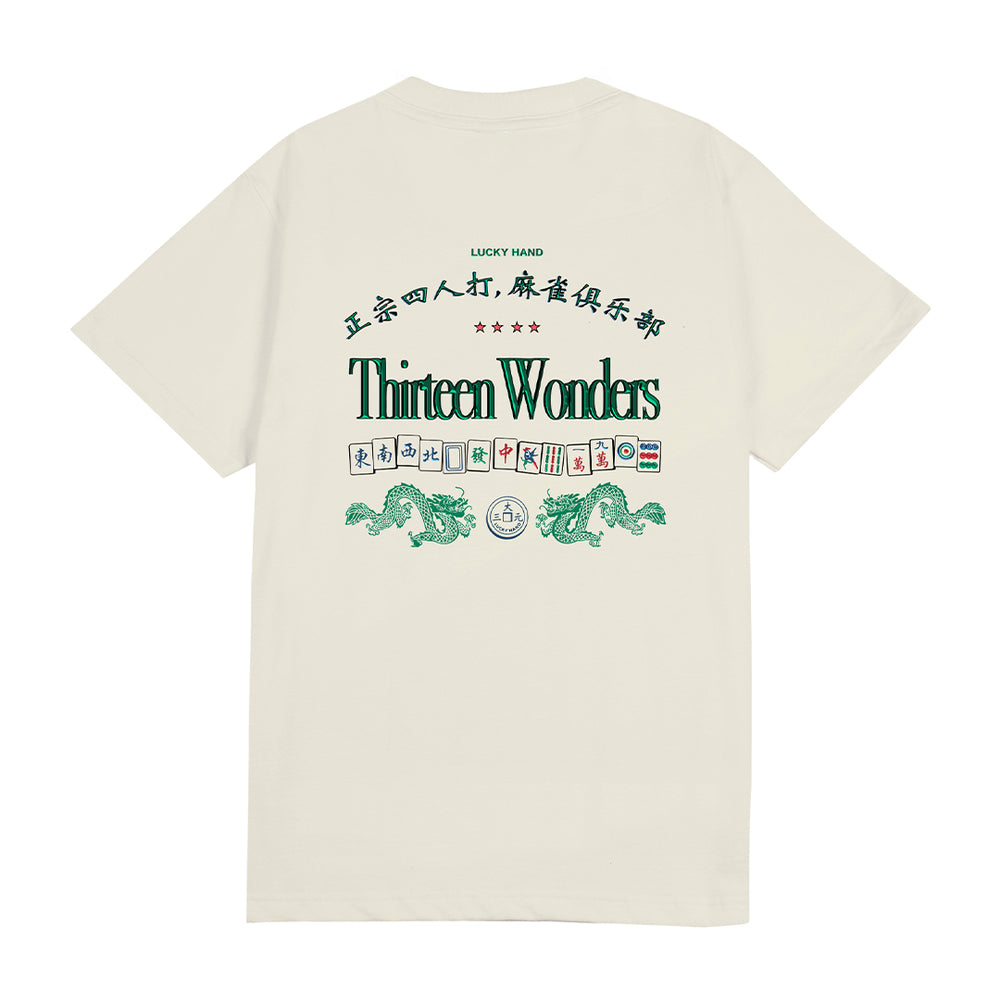 THIRTEEN WONDERS SS TEE WHITE