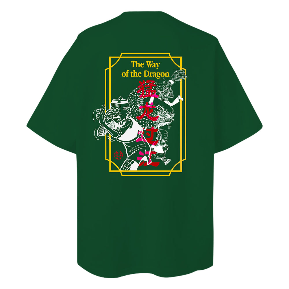 OMQ x ZHD Dragon Tee Green