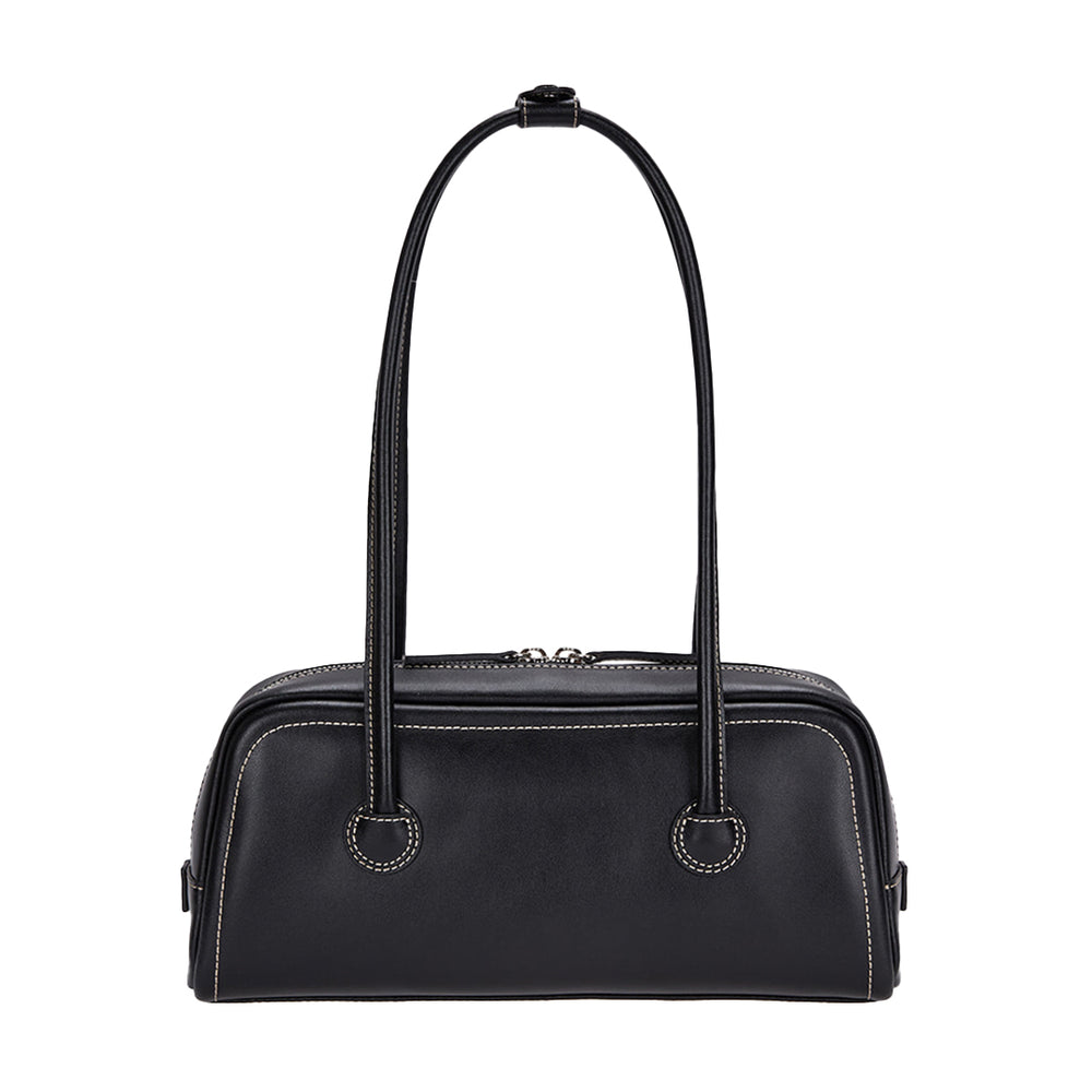 Soft Baguette Bag Black Plain