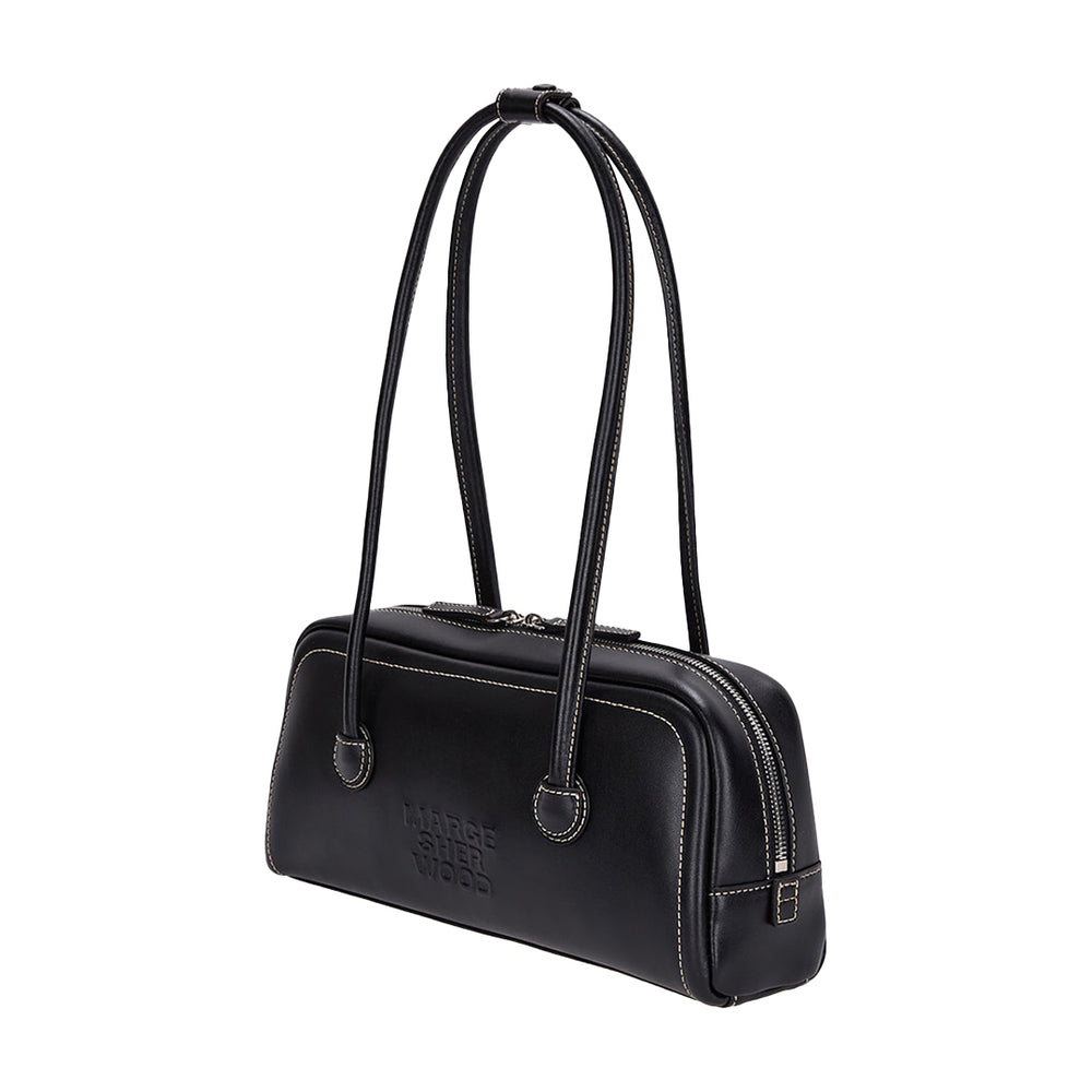 Soft Baguette Bag Black Plain