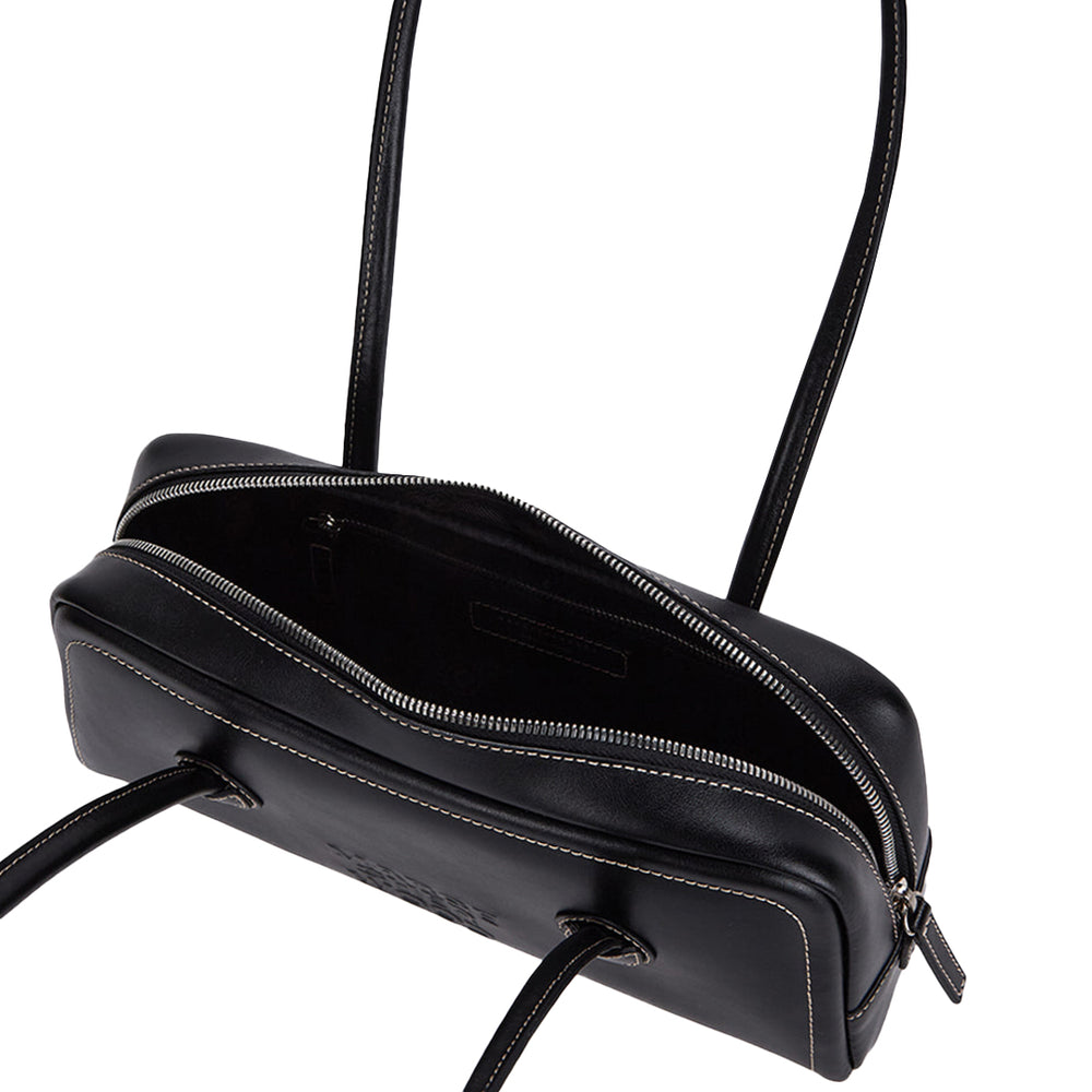 Soft Baguette Bag Black Plain