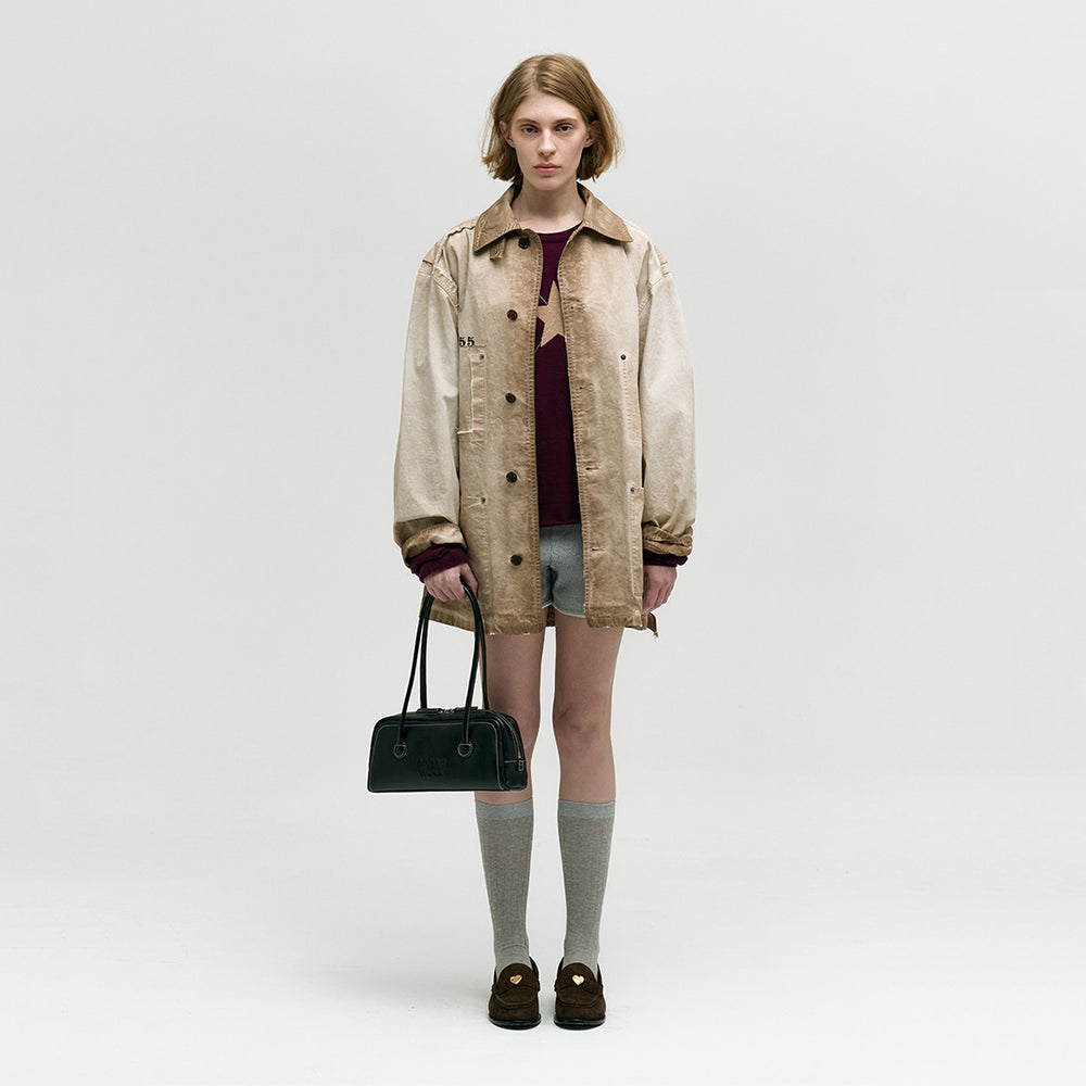 Soft Baguette Bag Black Plain