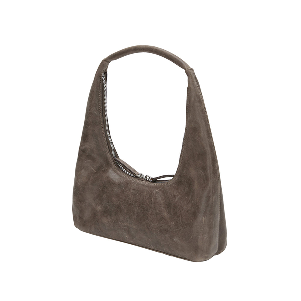 Hobo Shoulder Washed Brown Pull Up