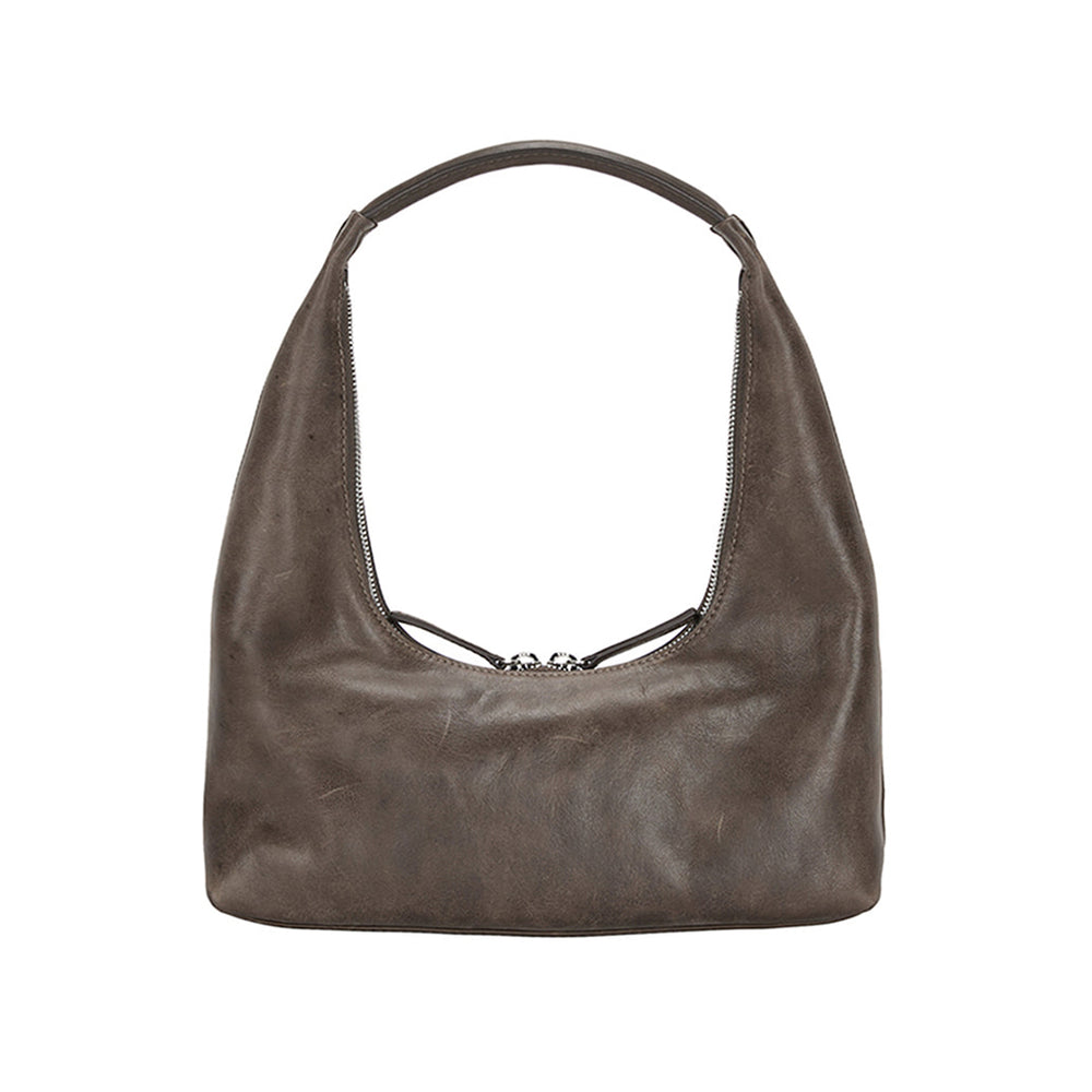 Hobo Shoulder Washed Brown Pull Up