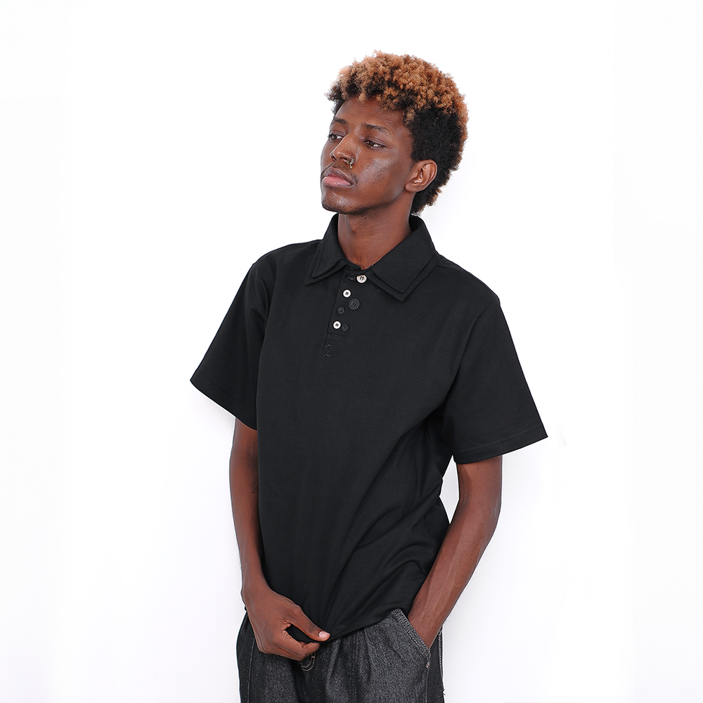 MULTI BUTTON POLO TEE