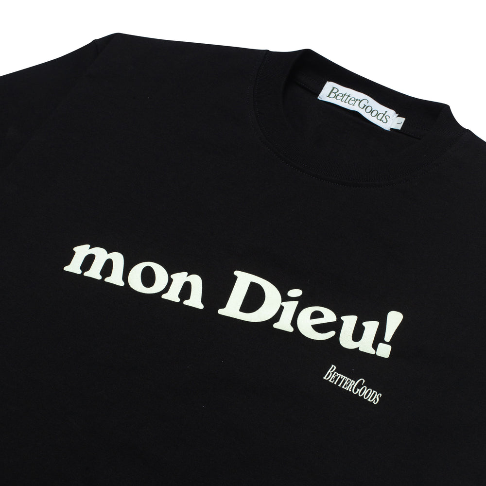 Mon Dieu Tee Black