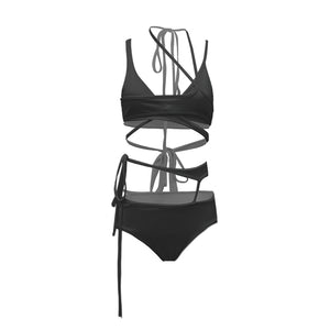 WIND LAYERED BIKINI BLACK