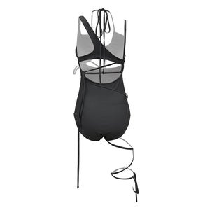 MULTIWAY STRAP SWIM SUIT BLACK