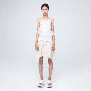 MULTIWAY LAYERED SLEEVELESS WHITE