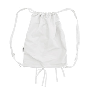 LIGHT SHIRRING GYM SACK WHITE