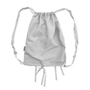 LIGHT SHIRRING GYM SACK LIGHT GRAY