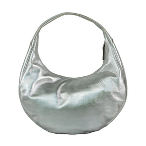 THE CIRCLE BAG MEDIUM SILVER