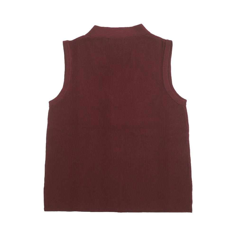 Lily Vest Maroon