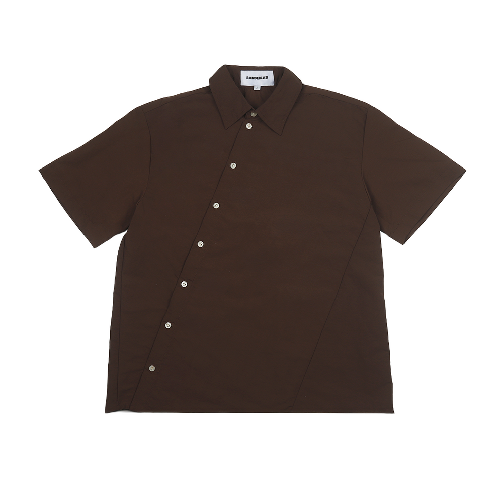 NYLON TWISTED BOXY SHIRT