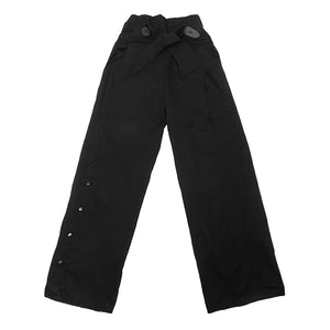 DOUBLE BUTTONED PANTS BLACK