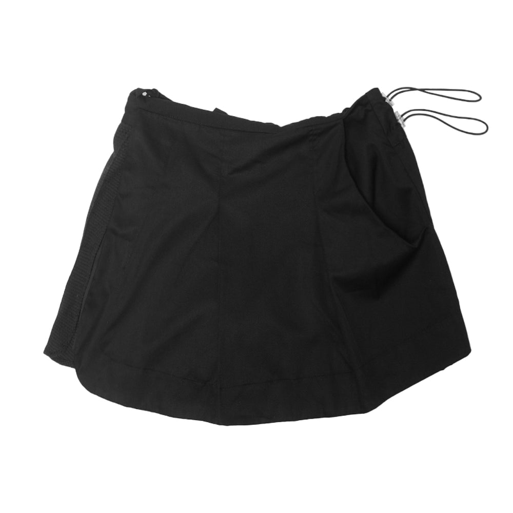 SIDE PLEATED SKORT BLACK