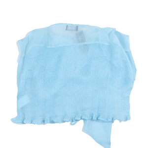 Origami Crop Top Blue