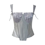 SS25 Herron Corset Top 402 Silver