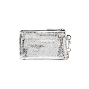 YY CHAIN WALLET WITH MIRROR SILVER