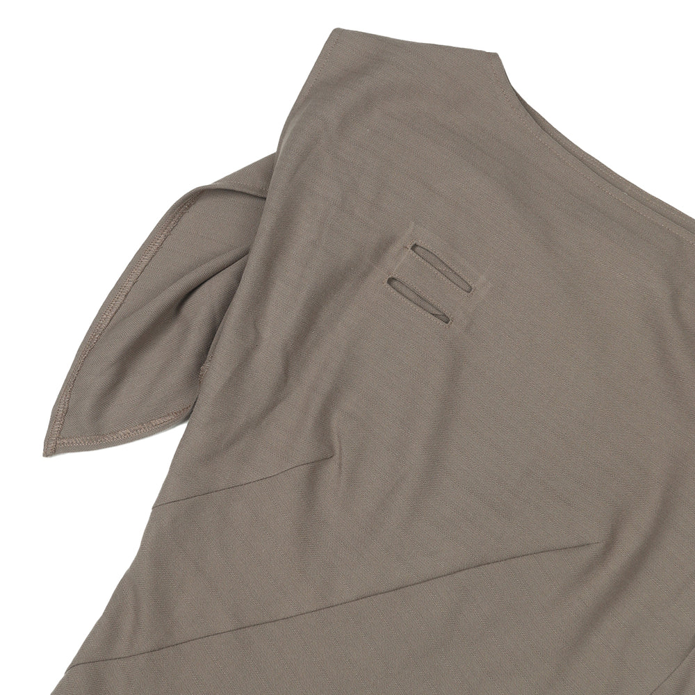 Khiso Asymmetrical Knot Dress Taupe