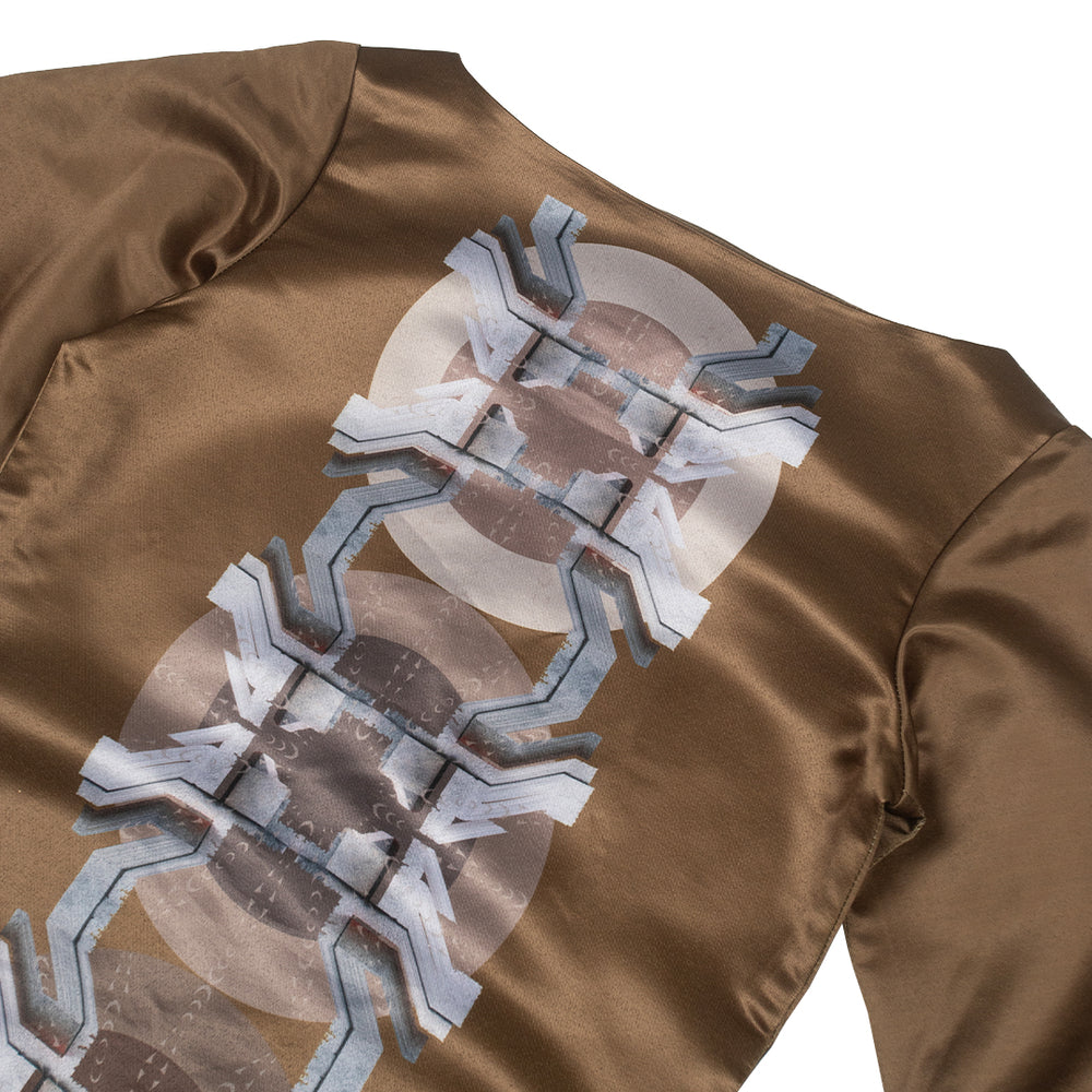 Khorr Body Concious Dress Burnt Olive