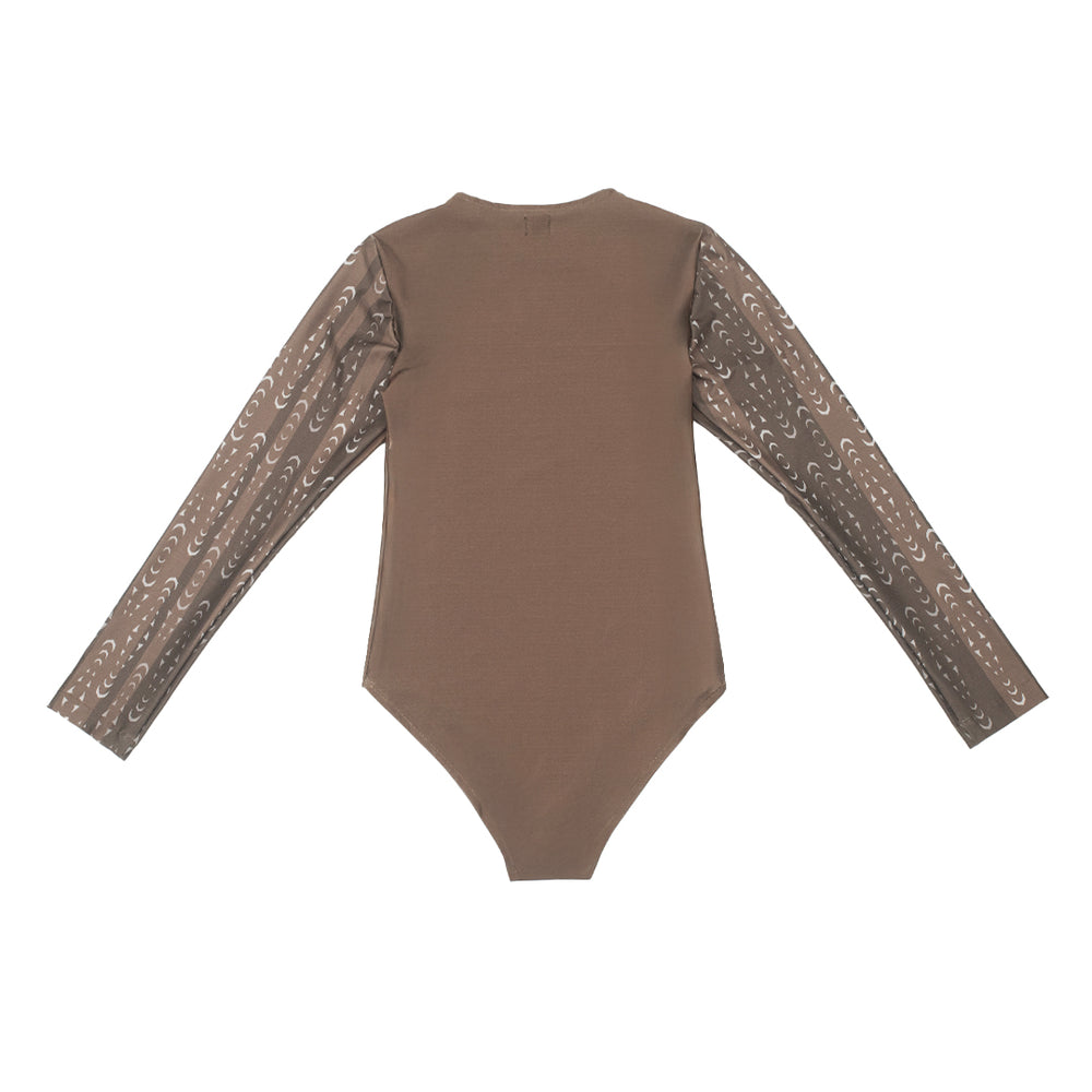 Shivs Skin Bodysuit Longsleeve Ganache