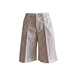 SS24 ARES BERMUDA SHORTS 202 WHITE BEIGE