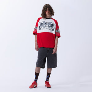 RACER CONTRAST SS TEE MULTI