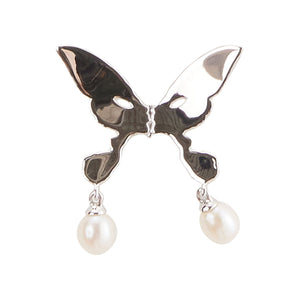 PEARL DROP ALIEN KISS EARRING