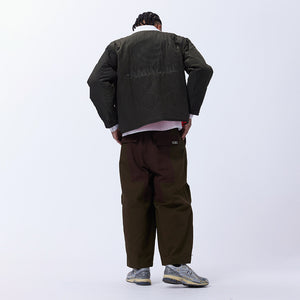 BLUR THE LINES REVERSIBLE LINER JACKET OLIVE