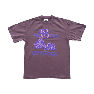 OM MEGGA FLOWERS TEE MAUVE