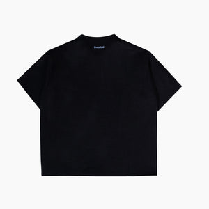 POLO KNIT HALF ZIP BLACK
