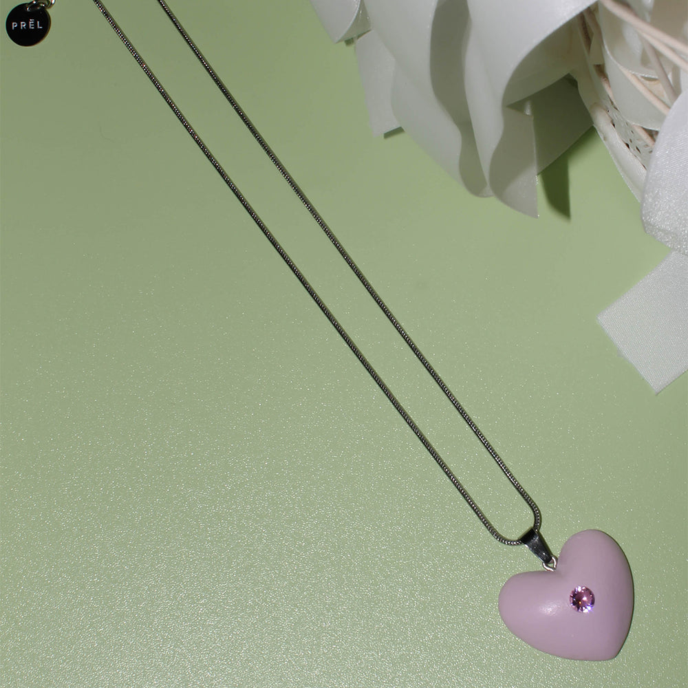 AMOUR CHAIN NECKLACE PINK
