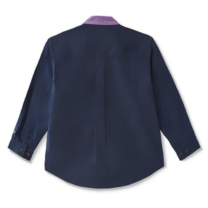 WIRE SHIRT LAVENDER NAVY