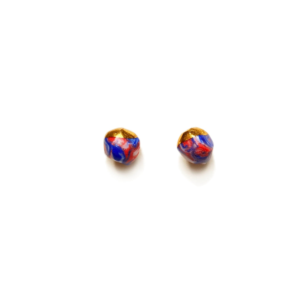 Minis - Pebbles Earring Mix Marbling