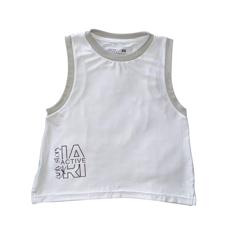 LARi Active x Anty Story – Exclusive Edition Performance Tank White