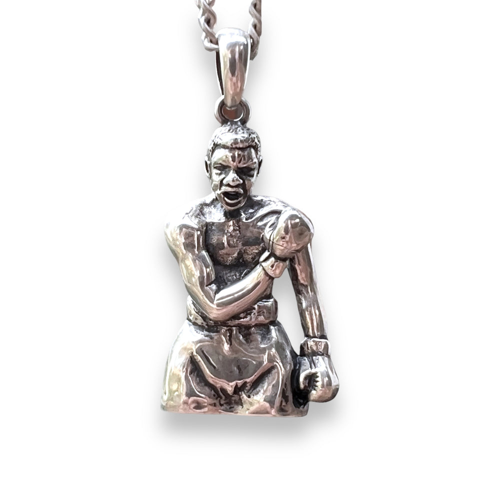 MUHAMMAD ALI PENDANT IN SILVER (LIMITED EDITION)