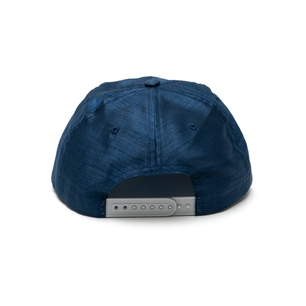 MEN RASSVET LOGO 6-PANEL CAP WOVEN NAVY