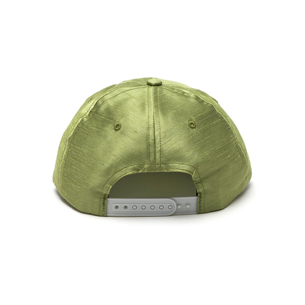 MEN RASSVET LOGO 6-PANEL CAP WOVEN LIME