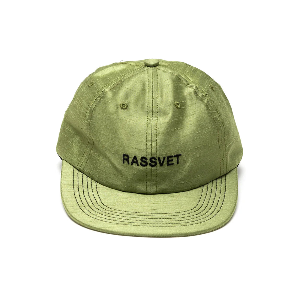 MEN RASSVET LOGO 6-PANEL CAP WOVEN LIME