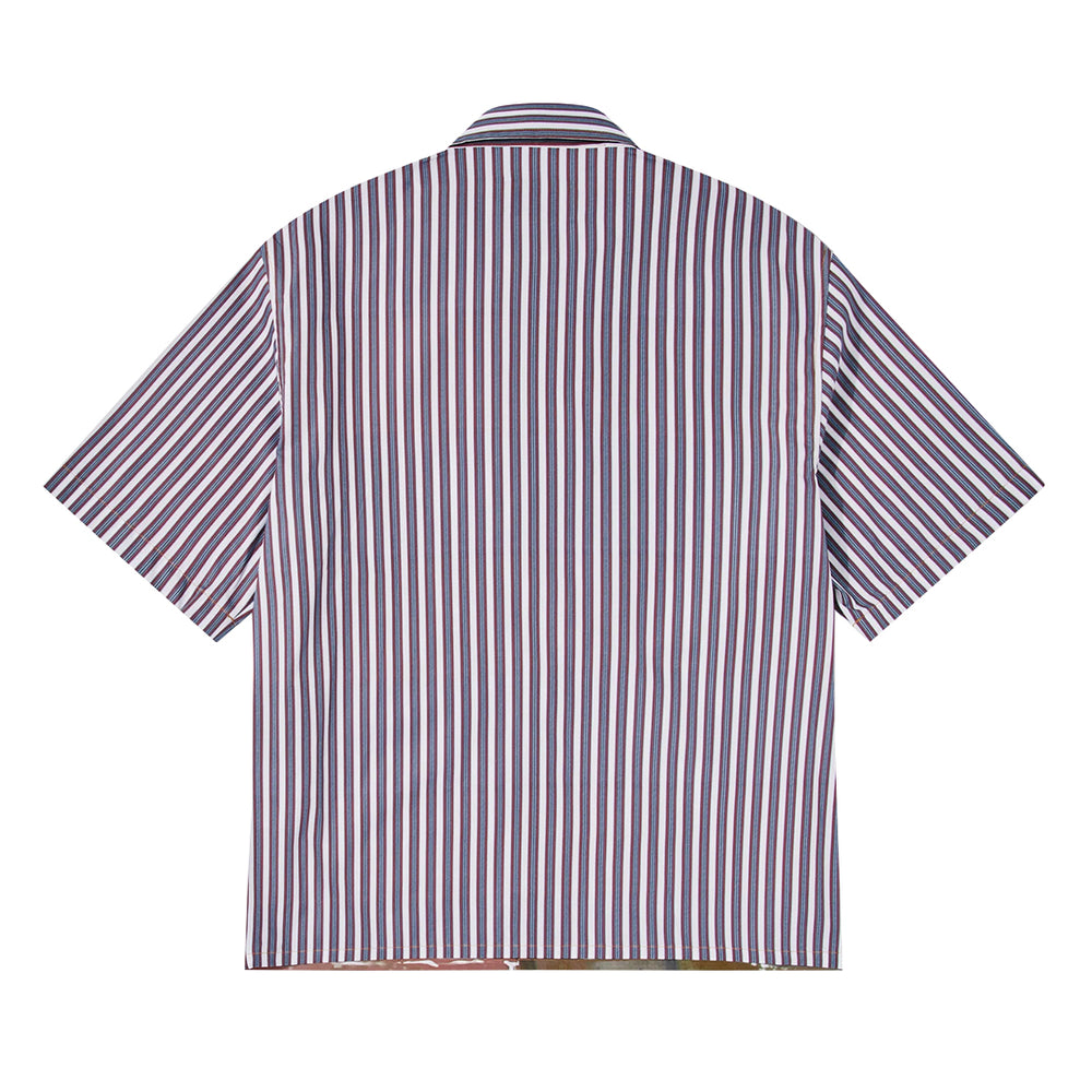 MEN RASSVET KYLER STRIPED SHIRT WOVEN PRINT