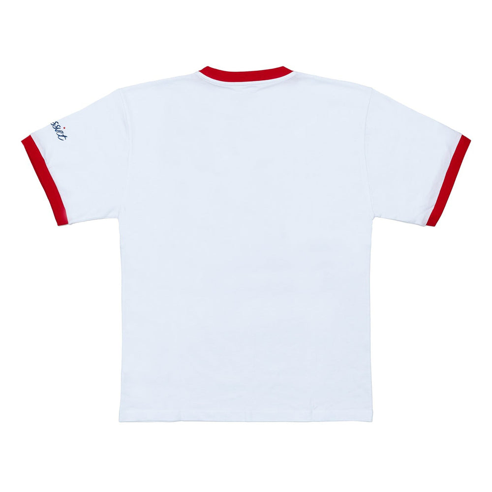 MEN FREE TO SPARKLE TEE SHIRT KNIT WHITE