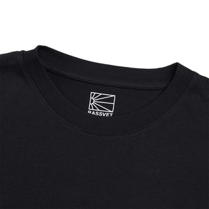 MEN BIG LOGO TEE SHIRT KNIT BLACK