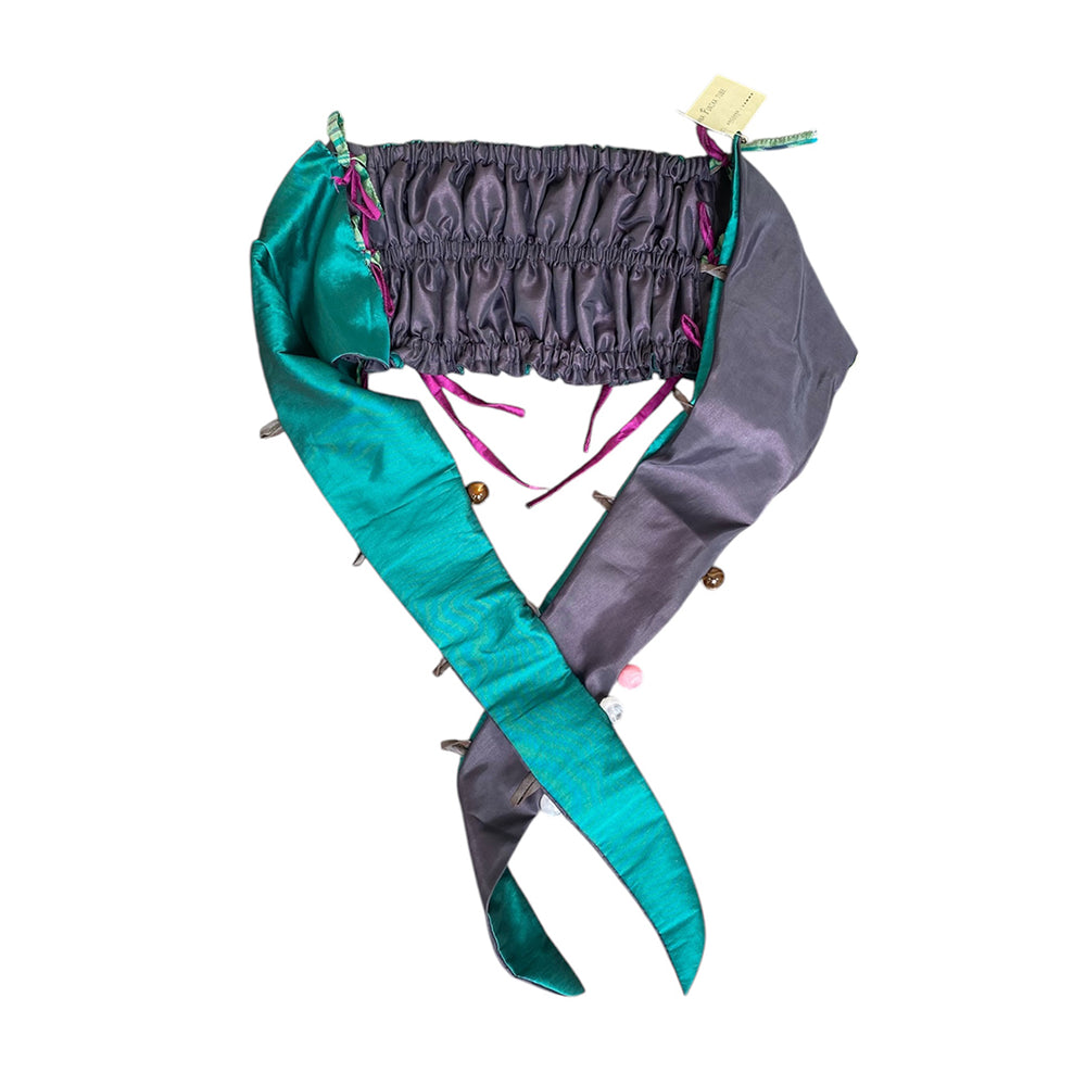 Sadhana Punika Tube Teal & Purple Grey