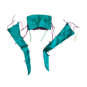 Sadhana Punika Tube Teal & Purple Grey